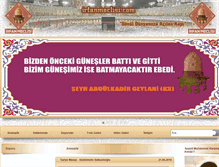 Tablet Screenshot of irfanmeclisi.com